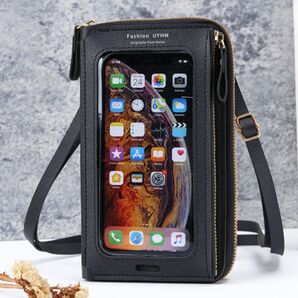 【新品】スマホショルダー タッチ操作対応 ミニバッグ 軽量 収納力抜群