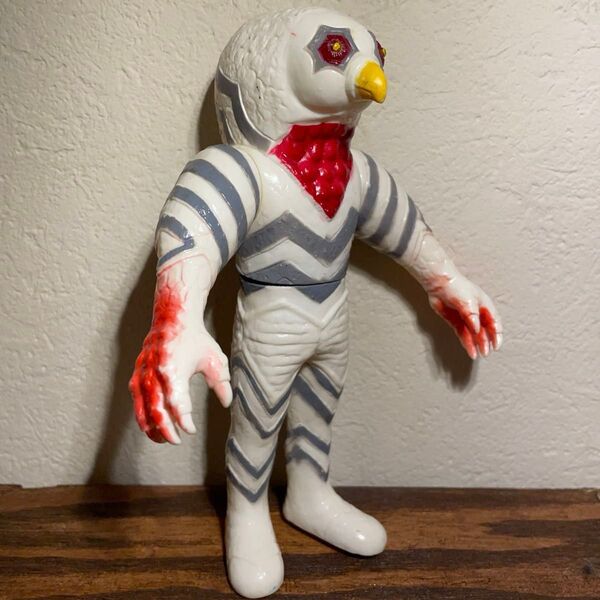 ガッツ星人 ウルトラ怪獣 円谷プロ 怪獣 ウルトラセブン 当時物 ソフビ BANDAI バンダイ JAPAN