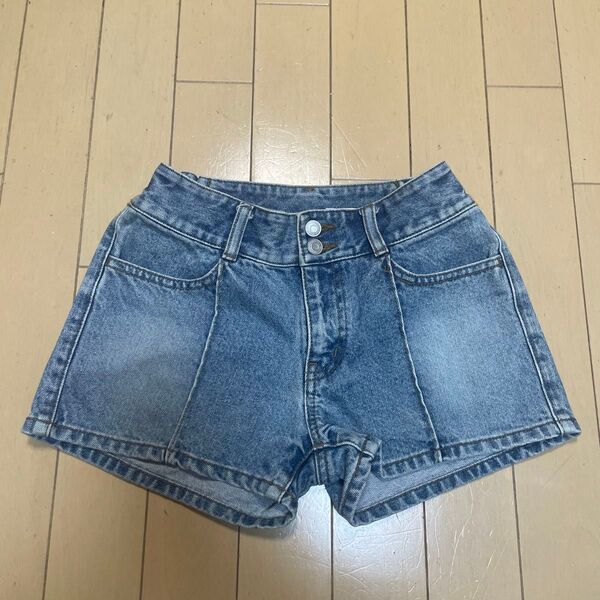 デニムショートパンツ デニムパンツ ショートパンツ 150センチ