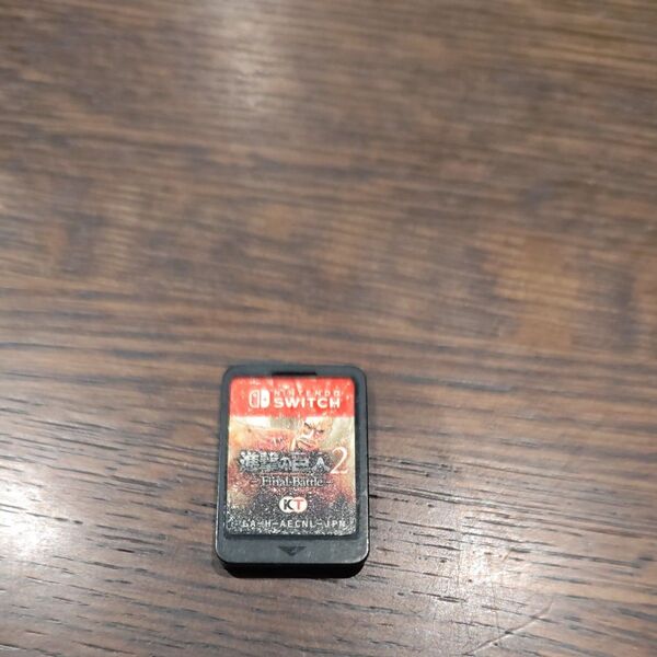 ソフトのみ 進撃の巨人2 ファイナルバトル ニンテンドースイッチ シール ダメージあり