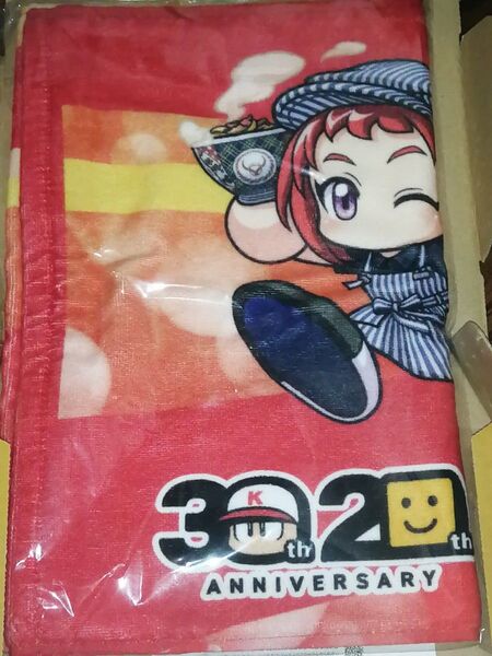 パワスピ×吉野家 非売品 フェイスタオル パワフルプロ野球シリーズ 未開封品 パワプロ 野球 キャラクターグッズ