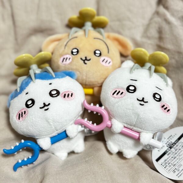 ちいかわ サンリオ 討伐マスコット ぬいぐるみ ハチワレ うさぎ ちいかわベーカリー キーホルダー プライズ