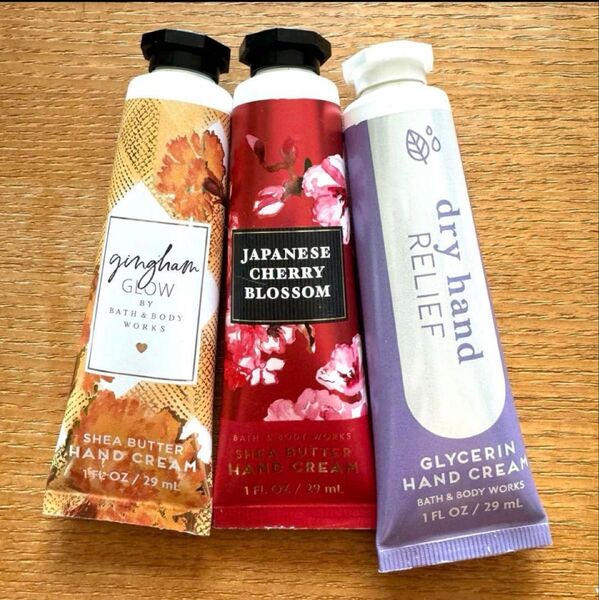 未開封 BATH&BODY WORKS ハンドクリーム 3点セット