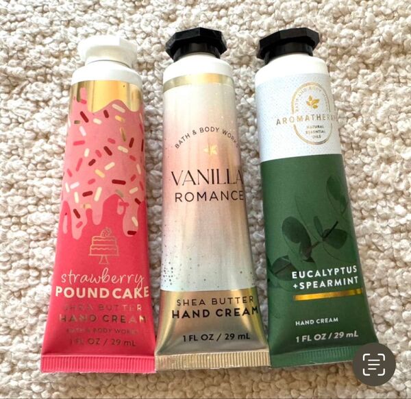 未開封 BATH&BODY WORKS ハンドクリーム 3点セット