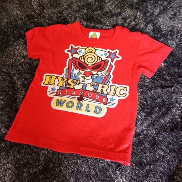 BABY HYSTERIC GLAMOUR WORLD Tシャツ ヒスミニ 男女兼用 90cm