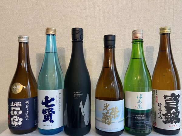 光栄菊 narai 山形正宗 七賢 宝剣 津島屋 飲み比べセット 720ml