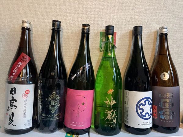神蔵 十勝 山形正宗 嘉美心 日高見 寒北斗 日本酒飲み比べ 1800ml