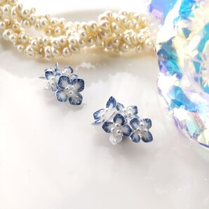 No.469 陶器風 アクセサリー ピアス イヤリング
