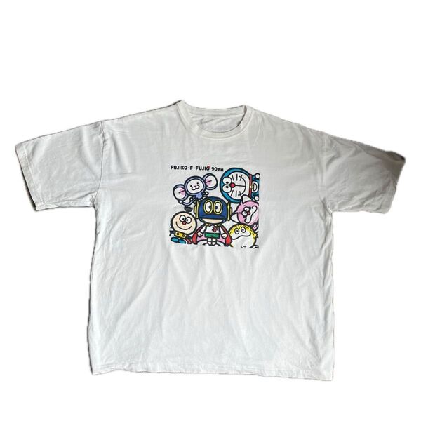 藤子・F・不二雄 90周年 記念 Tシャツ L ホワイト