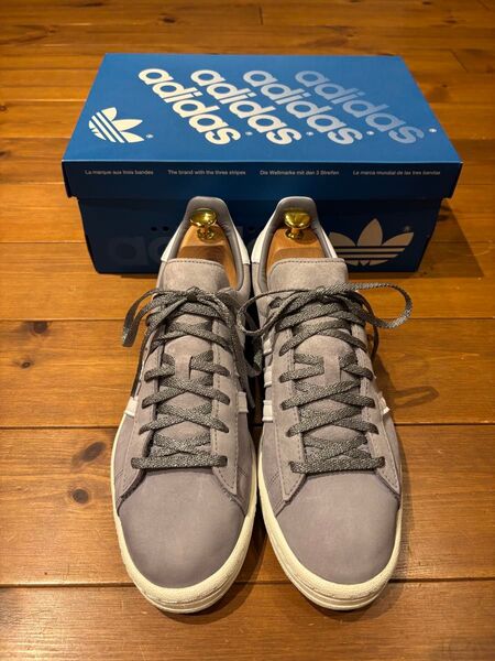 【新品同様】adidas アディダス CAMPUS 80s FZ6154 グレー 27cm キャンパス