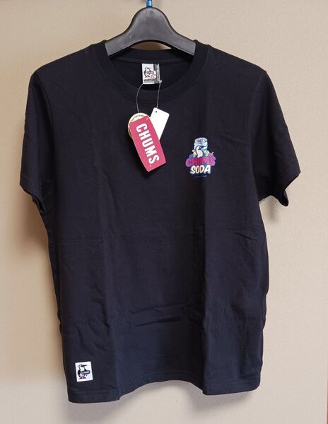 新品 CHUMS SODA Tシャツ 黒 レディース L
