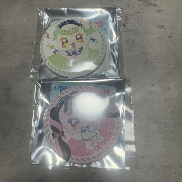 キミプリ キミとアイドルプリキュア♪ 海と空の境界線 缶バッジ メロロン プリルン