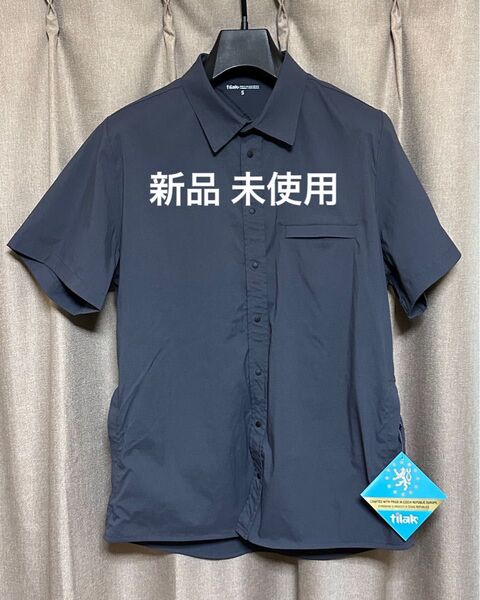 新品 未使用 tilak ティラック Knight Shirts EbonyGray Sサイズ アウトドア 撥水 ストレッチ 速乾