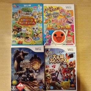 Wii WiiU ソフト4点セット!