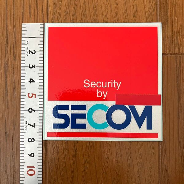 正規品 セキュリティステッカー 8cmx8cm 1枚 SECOM