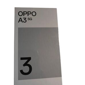 OPPO A3 5G ブラック 新品未開封