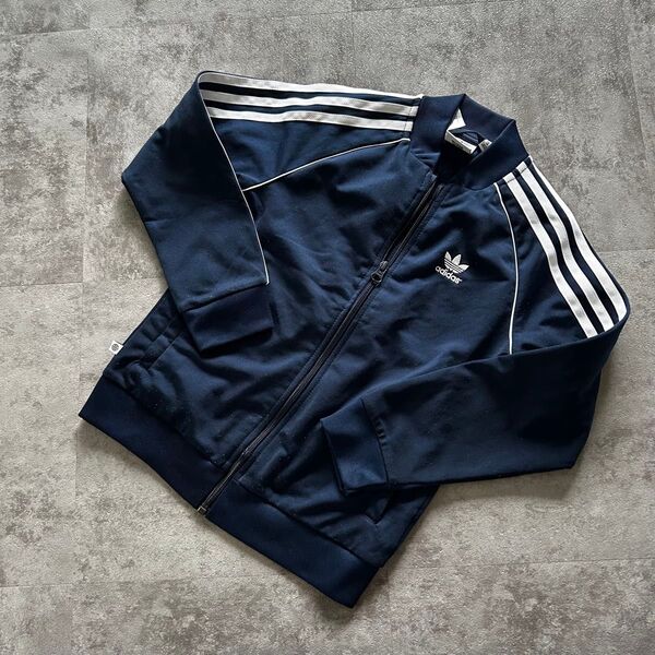 adidas originals トラックジャケット 120 トレフォイル ネイビー ジャージ アディダスオリジナルス ジャケット