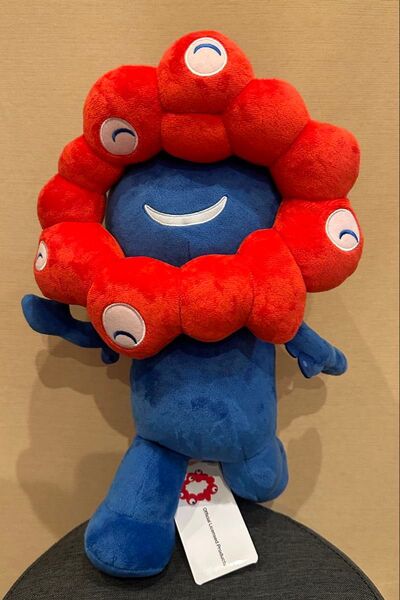大阪万博 EXPO2025 ミャクミャク BIGぬいぐるみ クレーンゲームのプライズ商品 非売品