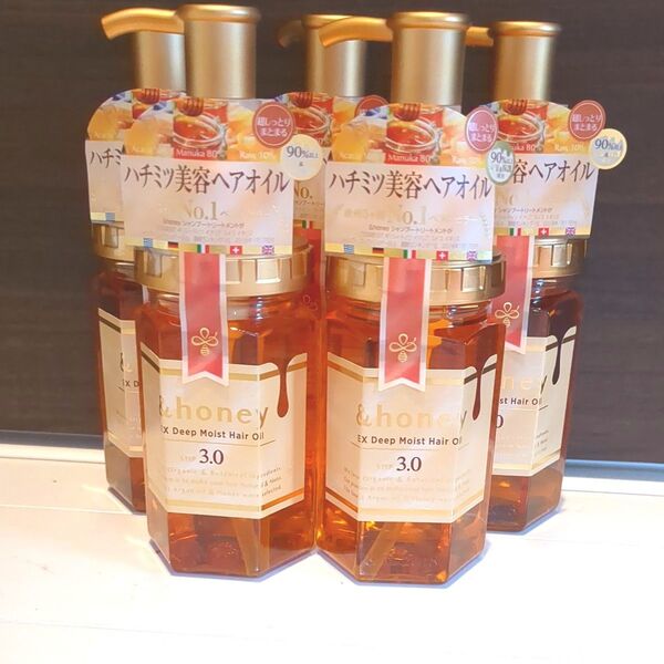 【新品未開封】&honey EXディープモイスト ヘアオイル3.0 100ml×5個セット