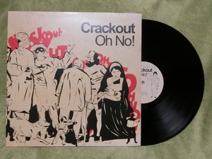 中古 12” レコード EU盤 HUTLP 83 / Crackout Oh No! / 2004年 Hut Recordings 見開きジャケ