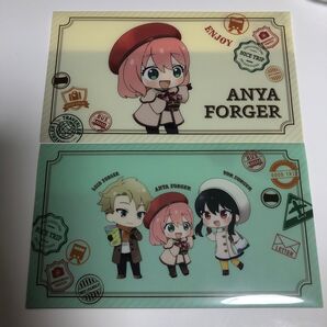 SPY×FAMILY アーニャ&ヨル&ロイド クリアファイル 2枚セット