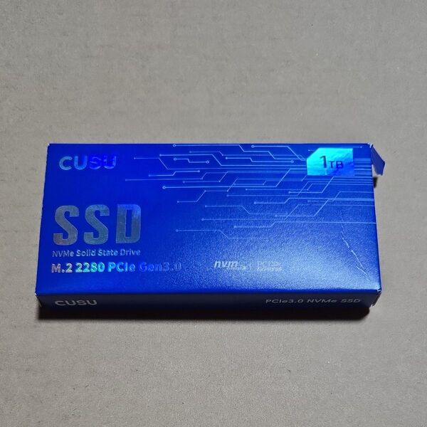 【開封済、未使用品】CUSU NVMe SSD M.2 PCIe3.0 【1TB】 CV3500Q