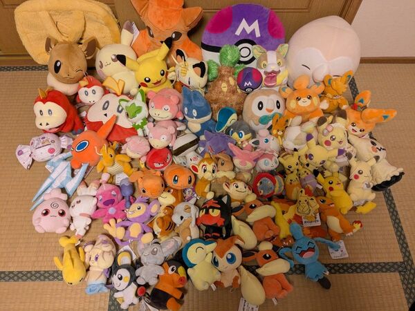 ポケットモンスター ぬいぐるみ ポケモンセンター プライズ 約67個 大量 まとめ売り