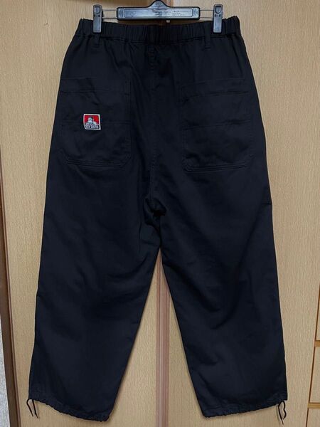 BEN DAVIS ベンデイビス Over Pants 刺繍ロゴ タグ ワークパンツ イージーパンツ BLACK ブラック 黒 M