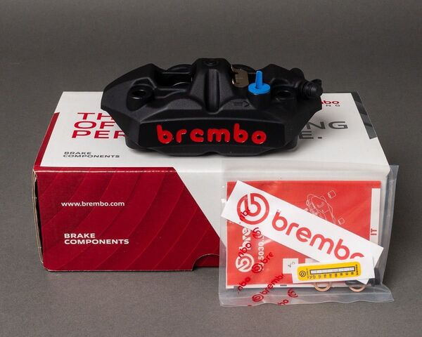 ブレンボ ラジアルモノブロックキャリパー M-4 4POT 34/34 108mm 右側 ブラック ,brembo M4