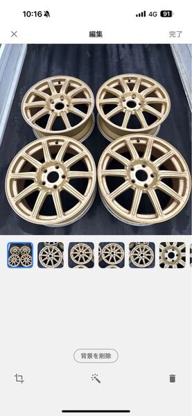 ②BBS STI 17インチpcd114.3 7.5j 5H2/4