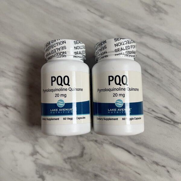 【2本セット】新品未開封 PQQ(ピロロキノリンキノン) 20mg 60粒 ×2本 120日分