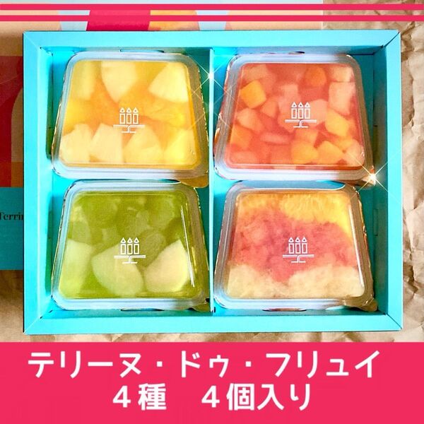 【4個入り】アンリ・シャルパンティエ テリーヌ・ドゥ・フリュイ 4種 4個入り 1箱 ID: NISH