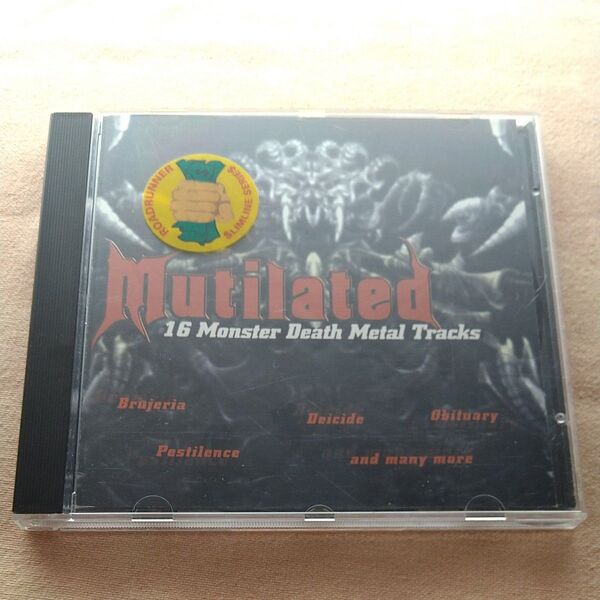 Mutilated ロードランナー レコード デスメタル オムニバスアルバム 全13曲入り 中古 CD 日本語によるバンド 紹介有