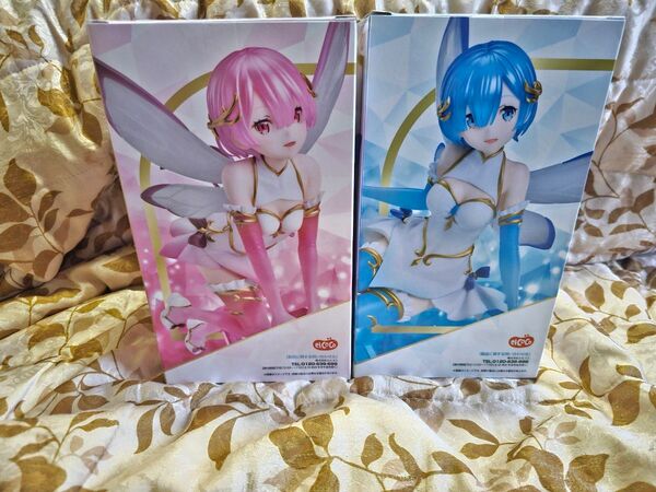 ラウンドワン限定・Re:ゼロから始める異世界生活 ジュエルプリンセス 1/7フィギュア レム&ラム 2種セット