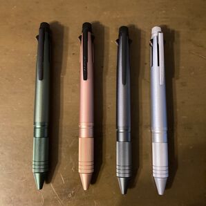 ジェットストリーム 多機能ペン 4&1 Metal Edition ダークグリーン アイスシルバー ガンメタリックピンクゴールド