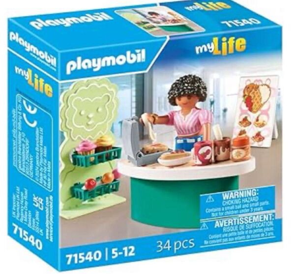 新品未開封!プレイモービル ワッフル屋さん playmobil yoru ドールハウス ミニチュア