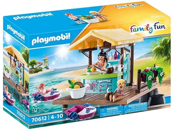 新品未開封!プレイモービル 70612 ジュースバーとパドルボートショップ playmobil yoru ミニチュア
