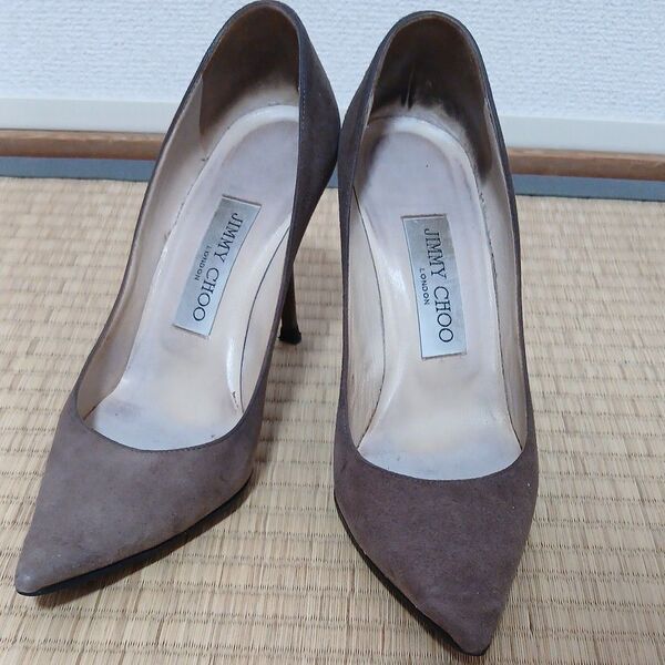 JIMMY CHOO スエードハイヒール