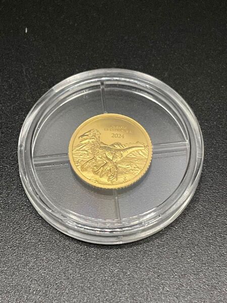 2024コンゴ ウタハラプトル(先史時代コレクション)0.5g金貨