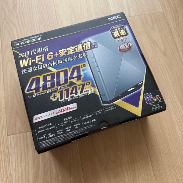 NEC Aterm WX6000HP PA-WX6000HP 無線LANルーター Wi-Fi6
