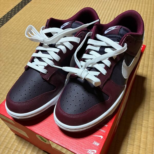 未使用 NIKE ナイキ DUNK LOW RETRO ダークビートルート 27.5センチ