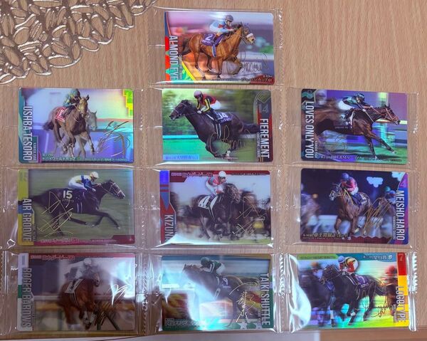 サラブレッドホースコレクションツインウエハース 第2Rサイン入り 10枚