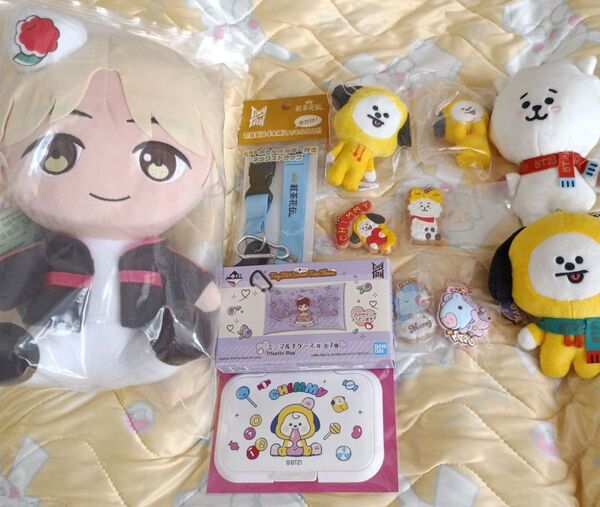 BTS まとめ売り タイニータン JIMIN ジミン BT21 Chimmy チミー RJ ぬいぐるみ マスコット