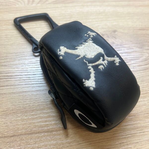 【中古品】OAKLEY オークリー アクセサリー ゴルフボールケース 小物入れ ブラック 黒
