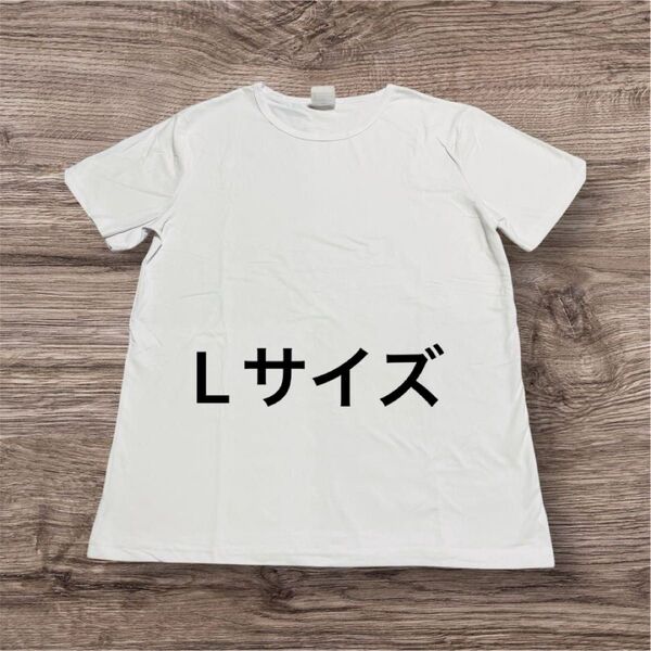 メンズ tシャツ 白 無地 半袖 カジュアル シンプル Tシャツ L ホワイト カットソー トップス