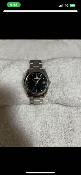 リセール抜群 Grand Seiko クォーツ腕時計 ブラックSBGX261
