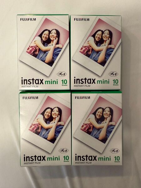 instax mini チェキ用フィルム チェキフィルム FUJIFILM 富士フイルム JP1 4箱