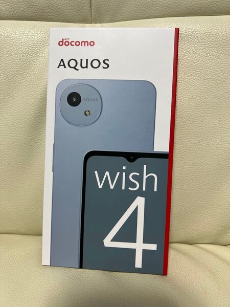 新品 AQUOS wish4 SH-52E ブルー SIMフリー