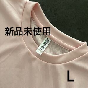 UVカット ドライ Tシャツ 半袖【300-ACT】L ライトピンク【1451】