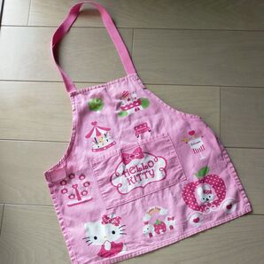 エプロン ハローキティ 子供 難あり